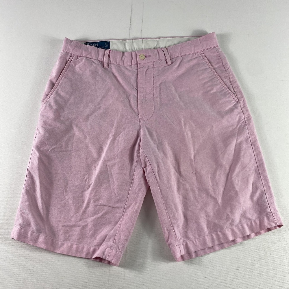 Polo Ralph Lauren Shorts Mens 32 Pink Preston Short Classic Casual 10" Inseam